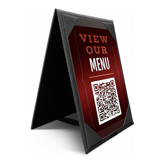 Executive - 1 View Menu Cover - Table Tent Style