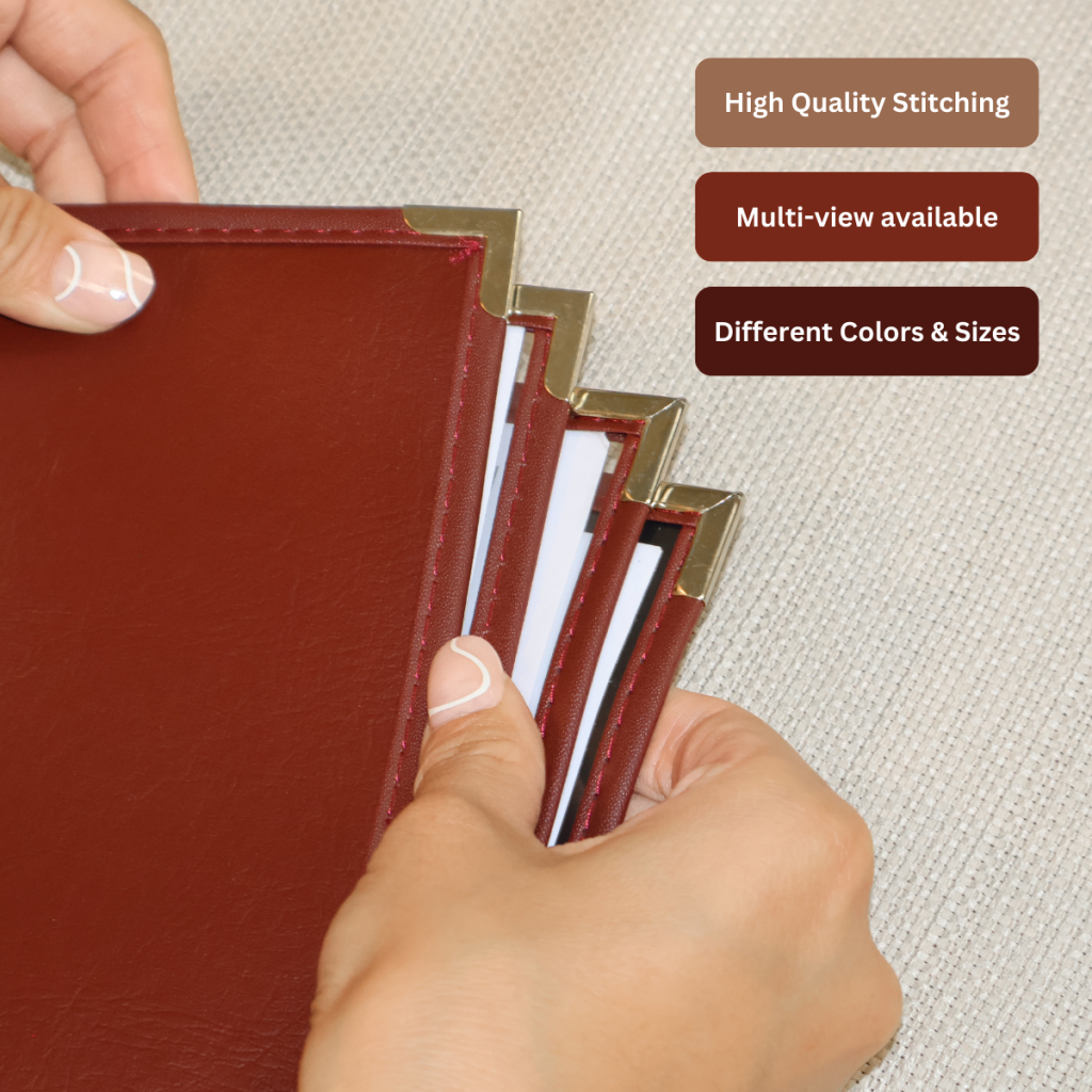 Signature - 1 View Menu Cover