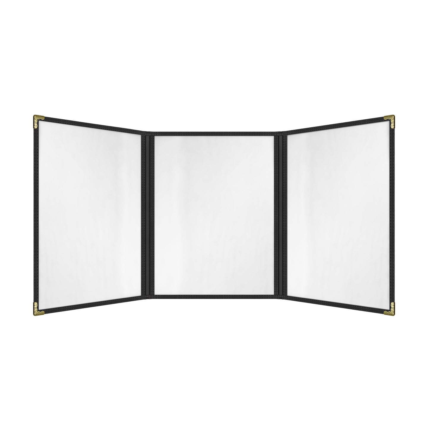 Café Style Menu Cover, 6 View Trifold