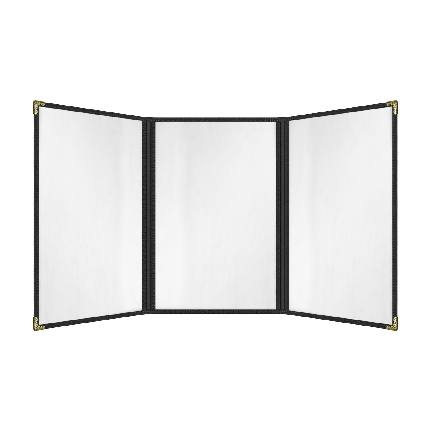 Café Style Menu Cover, 6 View Trifold