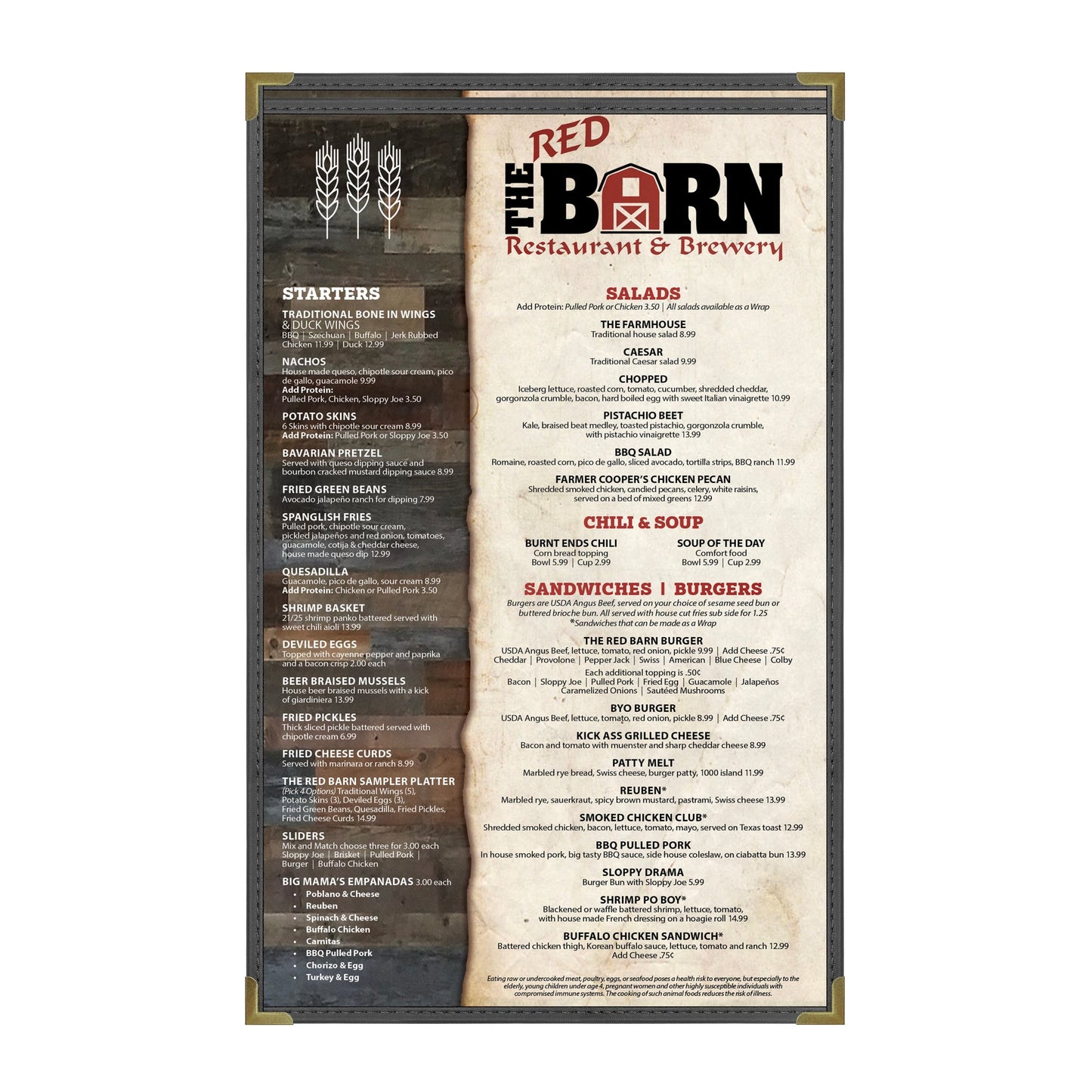 Pajco Menu Cover, Single Pocket (1 View), 8.5" x 14", BlackElegant cover on a fine dining restaurant table
