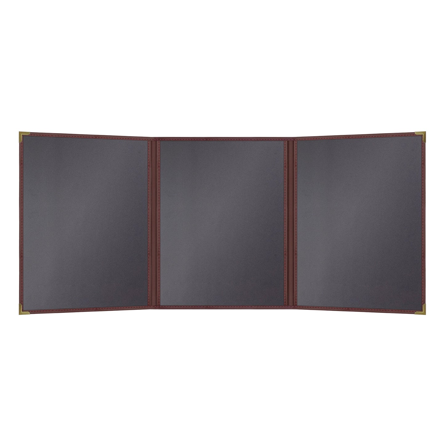 Pajco Menu Cover, Triple Pocket Fold-Out (3 View)