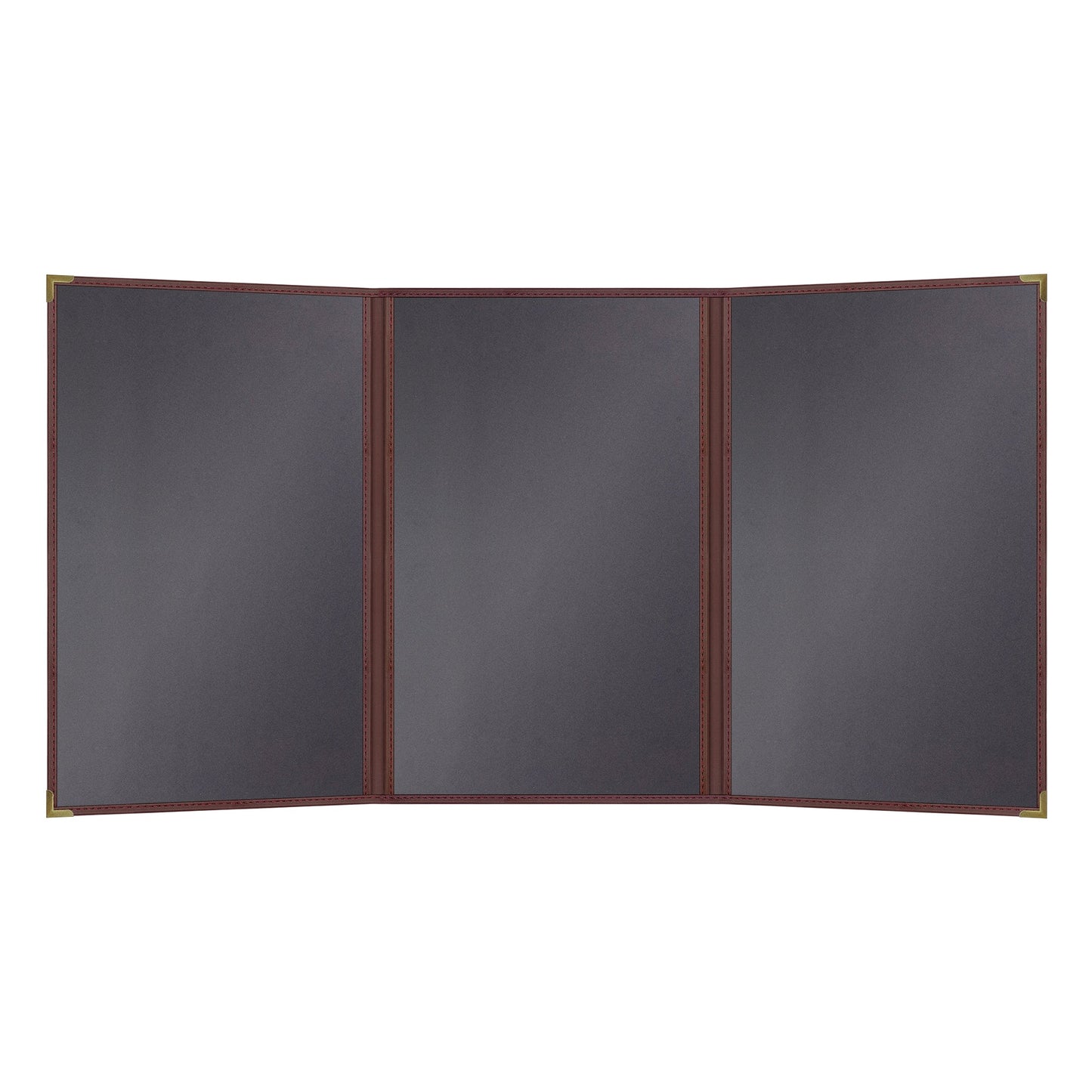 Pajco Menu Cover, Triple Pocket Fold-Out (3 View)