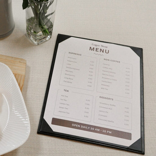 Executive - 1 View Menu Cover