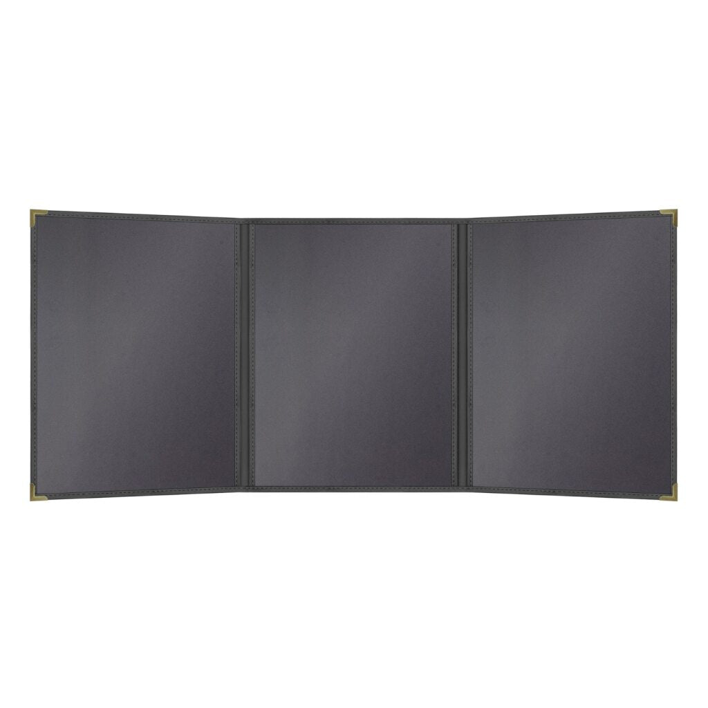 Signature - 3 View Menu Cover - Tri-Fold Style