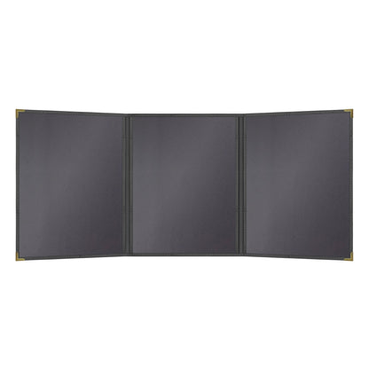 Pajco Menu Cover, Triple Pocket Fold-Out (3 View)
