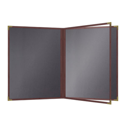 Pajco Menu Cover, Triple Pocket Booklet (4 View)