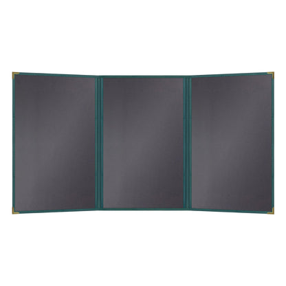 Pajco Menu Cover, Triple Pocket Fold-Out (3 View)