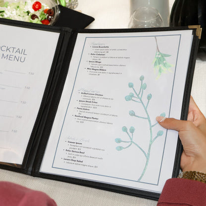 Signature - 4 View Menu Cover