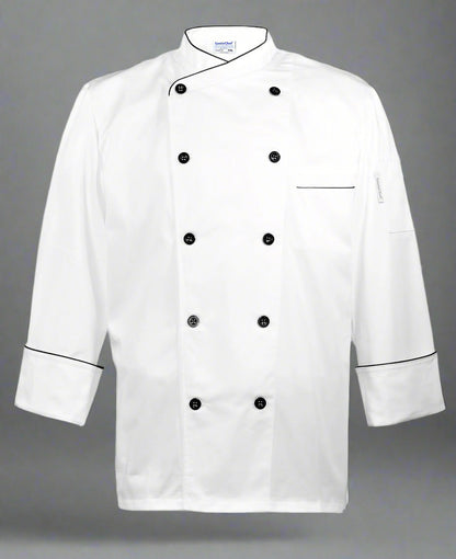 Chef's Coat - Long Sleeve, Unisex Executive Style