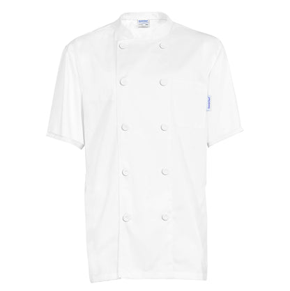 GenieChef Short Sleeve Classic Chef Coat